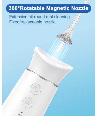 Replacement Tips for Nursal Water Flosser DC5121 | Magnetic Nozzle Oral Irrigator Jet Tips (4 Pack) - High-Quality Water Tip Replacement Heads for Efficient Dental Care - Buy Online on GoSupps.com