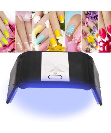 12 LED Nail Polish Dryer - Black Gel Curing Light for Home & Salon Nail Art - Buy Online on GoSupps.com