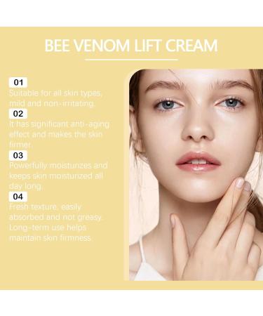 OLLZPJFPK Bee Venom Facial Firming Cream Nourishing Moisturizing Smooth Face Skin Elasticity Radiant Daily Skincare Cream - Buy Online on GoSupps.com
