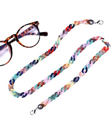 SBTRKT 5-Piece Acrylic Fiber Eye Chain for Sunglasses - Fashionable Waterproof Non-Slip Corrosion-Resistant & Durable Multicolor 72cm - Buy Online on GoSupps.com