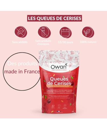  SLIMTEA OWARI CHERRY STEMS - Powerful Draining Herbal Tea - Loose Cherry Stem Infusion - Anti-Water Retention Herbal Tea - 100g - 100% Natural Ingredients - Herbal Tea Produced in France - Buy Online on GoSupps.com