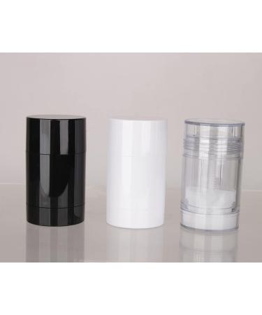 COSIDEA 4pcs Black Round empty 50g / 1.67OZ deodorant containers Bottom Filling large twist up tubes for hair wax chapstick bottle 50g/1.67oz Black - Buy Online on GoSupps.com