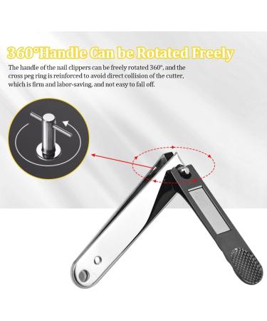 Buy Caredgo 3-Piece Nail Clip Set - Durable Nail Cutters for Toes & Fingernails | Ideal for Toothed Nails | International Shipping - Buy Online on GoSupps.com