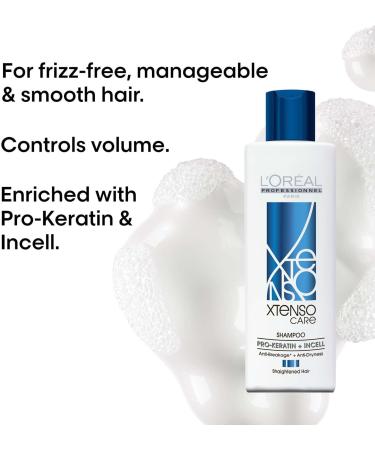 L'Oreal Professionnel X-Tenso Care Straight Shampoo 230 Ml - Buy Online on GoSupps.com