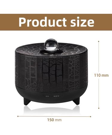 Flames Humidifier Aroma Diffuser 230ml - Quiet Essential Oil Diffuser with 7-Flame Design for Aromatherapy - Buy Online on GoSupps.com