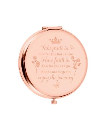 Inspirational Gifts for Women Class of 2023 Graduation Gifts for Her Senior College High School Students 2023 Graduation Gifts for Women Female Girls Sister Friends Daughter Makeup Compact Mirror Gift