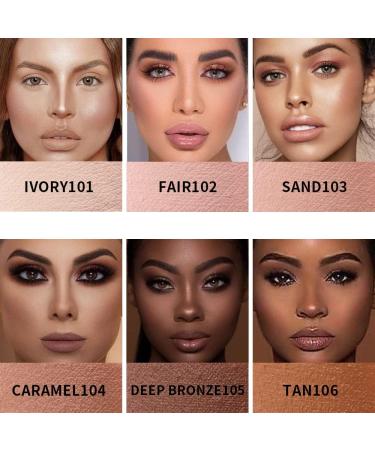 Julystar Makeup Concealer Liquid Foundation Durable Makeup Foundation Cream Makeup Beauty Makeup (103) - Buy Online on GoSupps.com