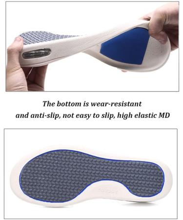 MOCINNA Men Wide Width Memory Foam Diabetic Shoes - Adjustable Walking Shoes for Elderly Arthritis Swollen Feet (Black) - Buy Online on GoSupps.com