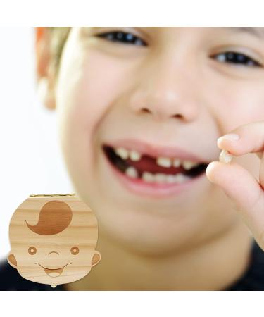 Fitn beau Baby Tooth Box - Wooden Children's Memory Storage Box - Buy Online on GoSupps.com