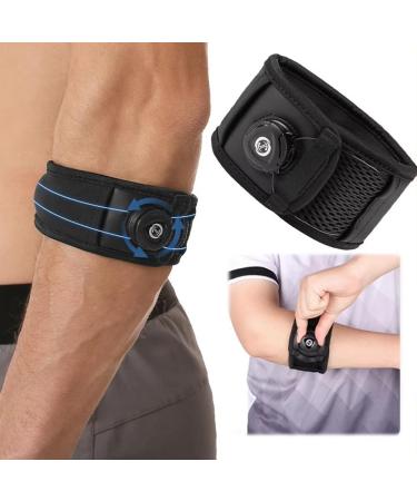  Juqoyue Adjustable elbow brace for tennis elbow breathable and nonslip support band elbow protection for gym and sports L - Buy Online on GoSupps.com