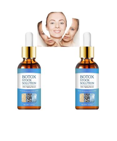 2023 Newest Youthfully Botox Face Serum  Botox Stock Solution Facial Serum  Botox Anti-Wrinkle Face Lift Hydrating Serum  Dark Spot Corrector & Anti-Aging Collagen Serum 30ml-2pcs