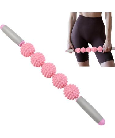 Muscle Roller Stick | Deep Tissue Body Massage Roller for Legs - Effective Pink Massage Tool - Buy Online on GoSupps.com