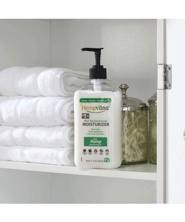 Hempvana Herbal Extract Moisturizer Body Lotion with Hemp Seed Oil, Aloe Vera & Vitamin E - for Dry Skin, Men & Women - Buy Online on GoSupps.com