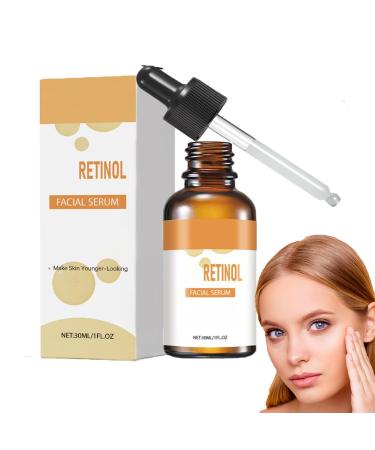 S rum au r tinol pour le visage s rum anti- ge et vitamine E pour am liorer l'apparence des rides des ridules et du teint irr gulier hydrate et nourrit la peau (1 pi ce) 1 pi ce.