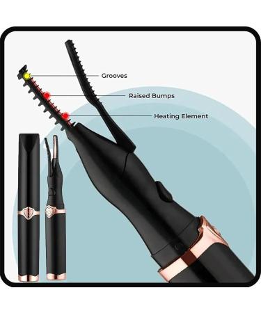 Heated Eyelash Curler Eyelash Curler with Eyelash brush Lash Lift Magic Mascara Electric Heated Eyelash Curler USB Rechargeable Eyelashes Curler Electric Eyelash Tool (Color : White) - Buy Online on GoSupps.com