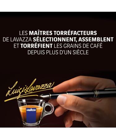 LAVAZZA - Cafe Espresso Intenso - Coffee Pods - Arabica and Robusta - Strong Powerful and Intense Coffee - Pack of 10 x 36 Soft Pods - Buy Online on GoSupps.com