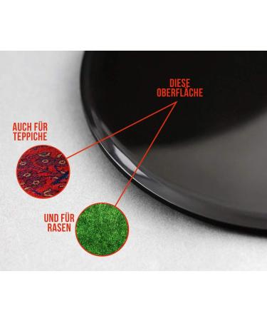 Precorn 2x Disc Training | Belly & Full Body Workouts | Double-Sided Slidepads for Carpet & Hardwood - Buy Online on GoSupps.com
