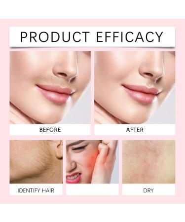 FLLUOUZH Facial Hair Removal Cream Upper Lip Hair Remover Cream Gentle & Effective Depilatory for Face Chin Soothing & Painless For All Skin Types Quick & Convenient Use 2 PCS - Buy Online on GoSupps.com
