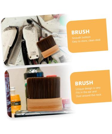 Ipetboom Neck Brush Duster for Cleaning Nail Cleaner Brush Neck Cleaning Brush Neck Duster Bristles Hair Cleaning Brush Broken Hair Removal Brush Duster Brush Soft Fur Beech 12X11X2CM As Shown - Buy Online on GoSupps.com