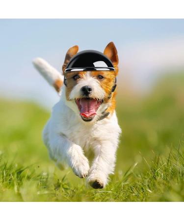 Cool Dog Motorcycle Helmet - Adjustable Pet Helmet for Small & Medium Dogs | Safe Bicycle Gear with Ear Holes - Buy Online on GoSupps.com