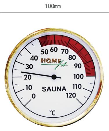 Digital Sauna Thermometer with Metal Frame - Accurate Temperature Monitor for Home Hotels and Schools - International Shipping Available - Buy Online on GoSupps.com