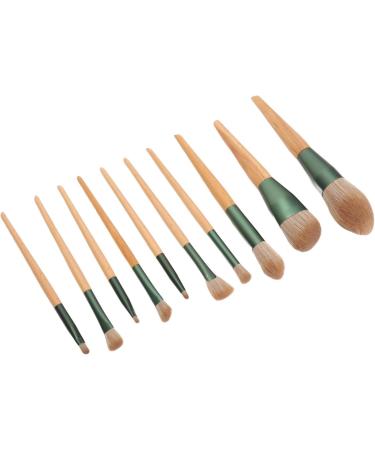 Makeup Brushes Set Ergonomic Soft Bristle Powder Brushes 10 Pieces with Storage Bag for Home - Buy Online on GoSupps.com