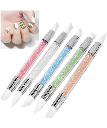 Changor Nail Art Dotting Tools | 5-Piece Brush Set for Magical Mirror Manicure | Kieselgel & Silikon Double-Ended Pens - Buy Online on GoSupps.com