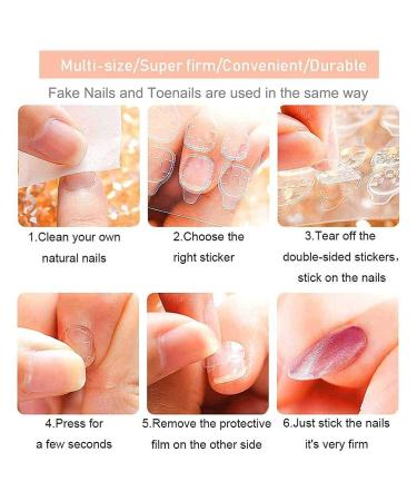 Yizaca Red Long Oval Press on Nails - 24PCS Full Cover Acrylic False Nails for Women and Girls - Buy Online on GoSupps.com