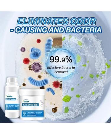 Toilet Active Oxygen Agent-250g New Splash Toilet Cleaner Foam Powder Multifunction Powerful Pipe Dredging Agent Suitable for Cleaning Toilet Drains No Peculiar Smell - Buy Online on GoSupps.com