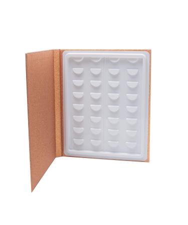 16 Pairs Eyelash Book Eyelash Storage Book Makeup Display Sample Glitter Paper False Eyelashes Makeup Storage Container
