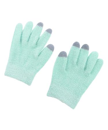 FOMIYES 1 Pair Gel Gloves Nighttime Lotion Hand Gloves Lotion Gloves Moisturizing Spa Gloves Repair Gloves Cracked Hand Gloves Manicure Cuticle Spa Gloves Yarn Dry Hands Skin Gel 20X13CM