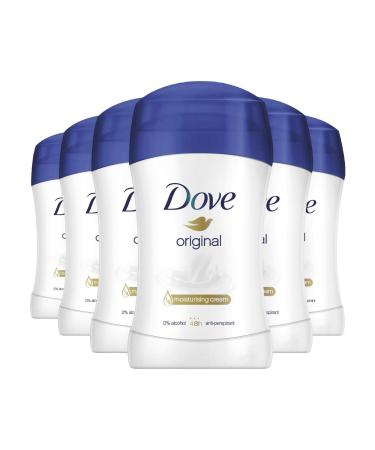 Dove Deodorant Stick Antiperspirant 6/40G Original Scent Pack (1) - Buy Online on GoSupps.com