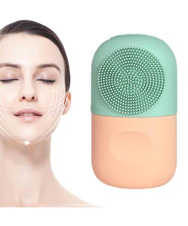Wpsagek Face Ice Mold - Silicone Ice Roller Facial Ice Mold - Food Grade Facial Ice Mold Remove Fine Lines Cleansing Makeup Gray Powder