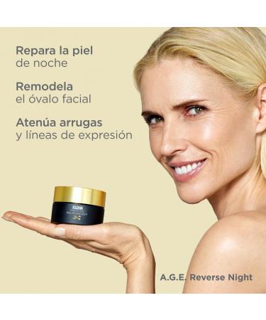 ISDIN Isdinceutics A.G.E Reverse Night | Anti-ageing night repair cream with melatonin | (50ml) Night Cream - Buy Online on GoSupps.com