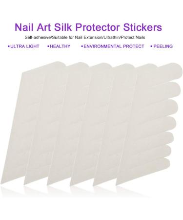 Silk Nail Wrap Adhesive Silk Nail Wrap Reinforce Nail Protector Stickers UV Gel Nail Tool for Salon and Home Use - Buy Online on GoSupps.com