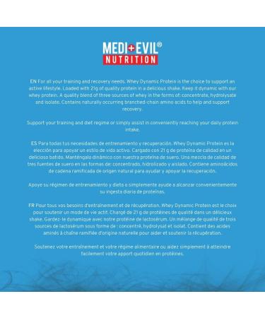 Medi-Evil Nutrition Whey Dynamic Protein Coconut Cream Flavour 2kg 66 Servings Whey Protein Powder for Muscle Growth Vegetarian Coconut Cream 66 Servings (Pack of 1) - Buy Online on GoSupps.com