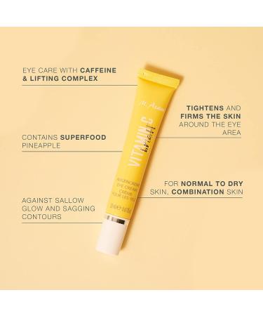 M. Asam Vitamin C Bright Eye Cream - Revitalize, Lift, and Firm | Reduce Wrinkles | 0.67 Fl Oz - Buy Online on GoSupps.com
