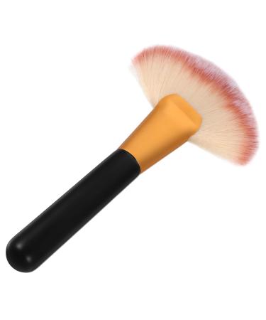 Balacoo Brush Grubber Makeup Brush Foundation Brush Cosmetics Large Wood Handle Brush Wooden Handle Bamboo