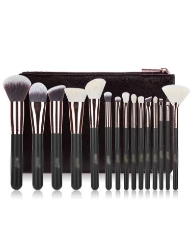 DFHBFG 15 Makeup Brush Set Professional Full Set of Makeup and Beauty Tools Beauty Tools 1 D