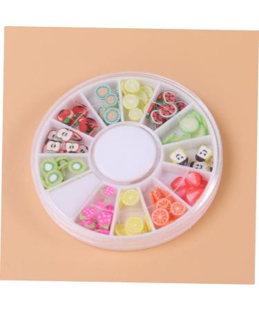 SOESFOUFU Nail Protector Nail Art Decor 12 Nail Art Tools Manicure Tool Diy Decoration for Nail Polymer Clay Slices for Nail Fruit Nail Beauty Accessories Fruit Nail Charms - Buy Online on GoSupps.com