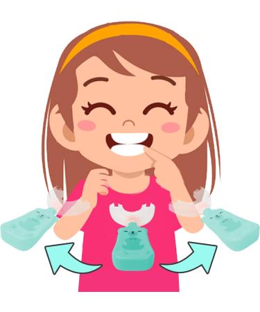 3 Pack U-Shaped Toddler Toothbrush for Kids Age 2-8 - Double-Layered Bristles for Deep Cleaning - Buy Online on GoSupps.com