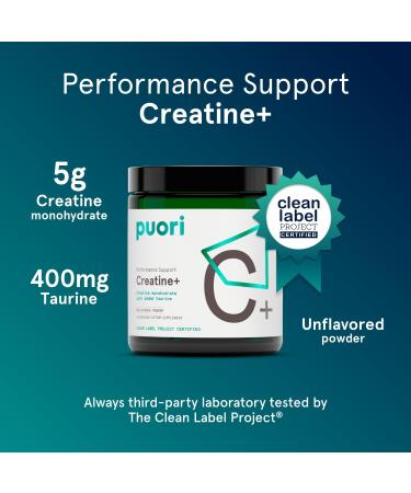 Puori Creatine+ Performance Support | Enhance Athletic Performance & Recovery | Buy Internationally - Buy Online on GoSupps.com