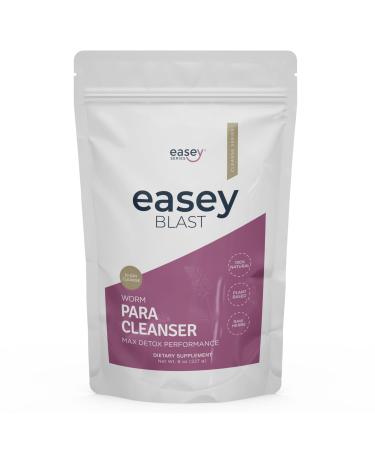 Easey Blast para-Cleanse 10 Day Gut Health Supplement with Pumpkin Seed Wormwood Black Walnut Garlic & More - 8oz Powder