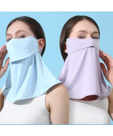 HP Live Cooling Face Cover - Ice Silk Protection Sun Shield Cold Feeling AMZ White - Buy Online on GoSupps.com