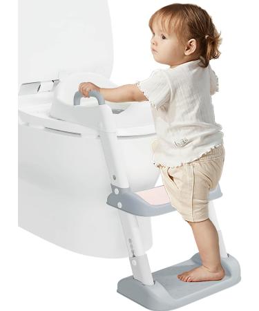 NAPEI Potty Training seat with Step Stool Ladder Potty Training Toilet for Kids Boys Girls Toddlers-Comfortable Safe Potty Seat Potty Chair with Anti-Slip Pads Ladder Splash Guard and Safety Handles - Buy Online on GoSupps.com