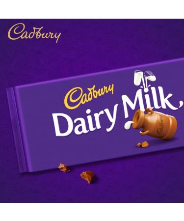 Cadbury Dairy Milk Chocolate - Creamy Milk Chocolate - Delicious Sweet Treat with a Sweet and Full Taste - Dairy Milk 17 x 180g - Buy Online on GoSupps.com