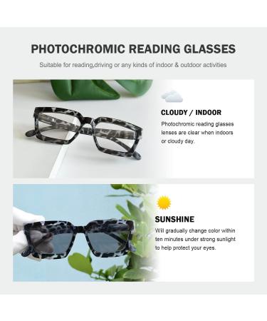 Eyekepper Women's Photochromic Reading Glasses | Black +0.50 Diopters | International Shipping - Buy Online on GoSupps.com