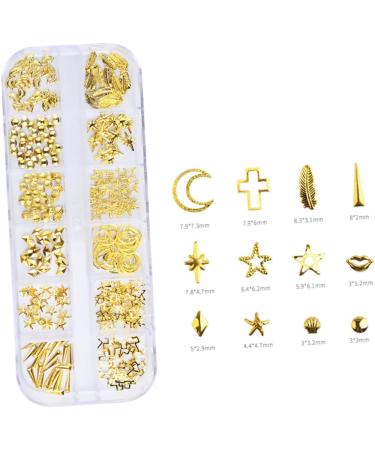 Healeved 3 Boxes Nail Decor Metal Flower Barrettes for Women Baby Silicone Shower Brush Rose Gold Spider Vein Nail Art Decoration Nail Gel Nail+polish Nail Art Ornaments Accessories Tool - Buy Online on GoSupps.com