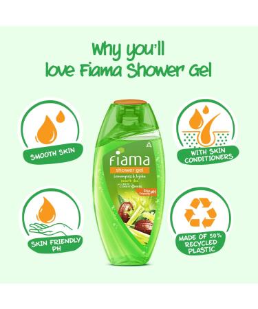 Fiama Di Wills Lemongrass & Jojoba Exfoliating Shower Gel - 250 ML | Gentle Cleansing for Glowing Skin - Buy Internationally - Buy Online on GoSupps.com