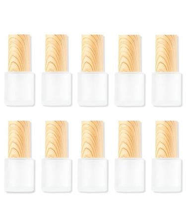 XTYPE Lot de 10 flacons pulv risateurs Petits et Portables flacons en Verre Grain de Bois r utilisables adapt s for l'eau Les huiles essentielles Les Cheveux Les Produits de Nettoyage